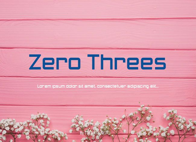 Zero Threes example